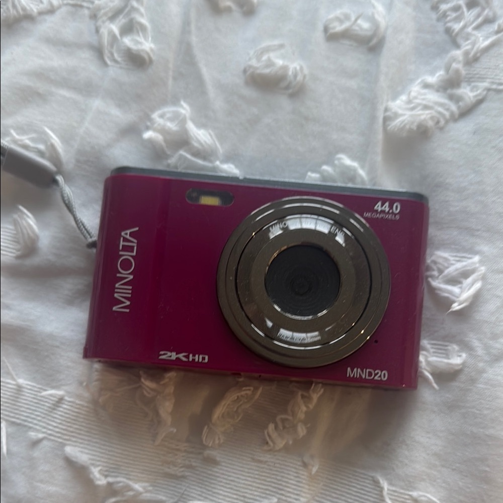 Minolta Pink Digital Camera